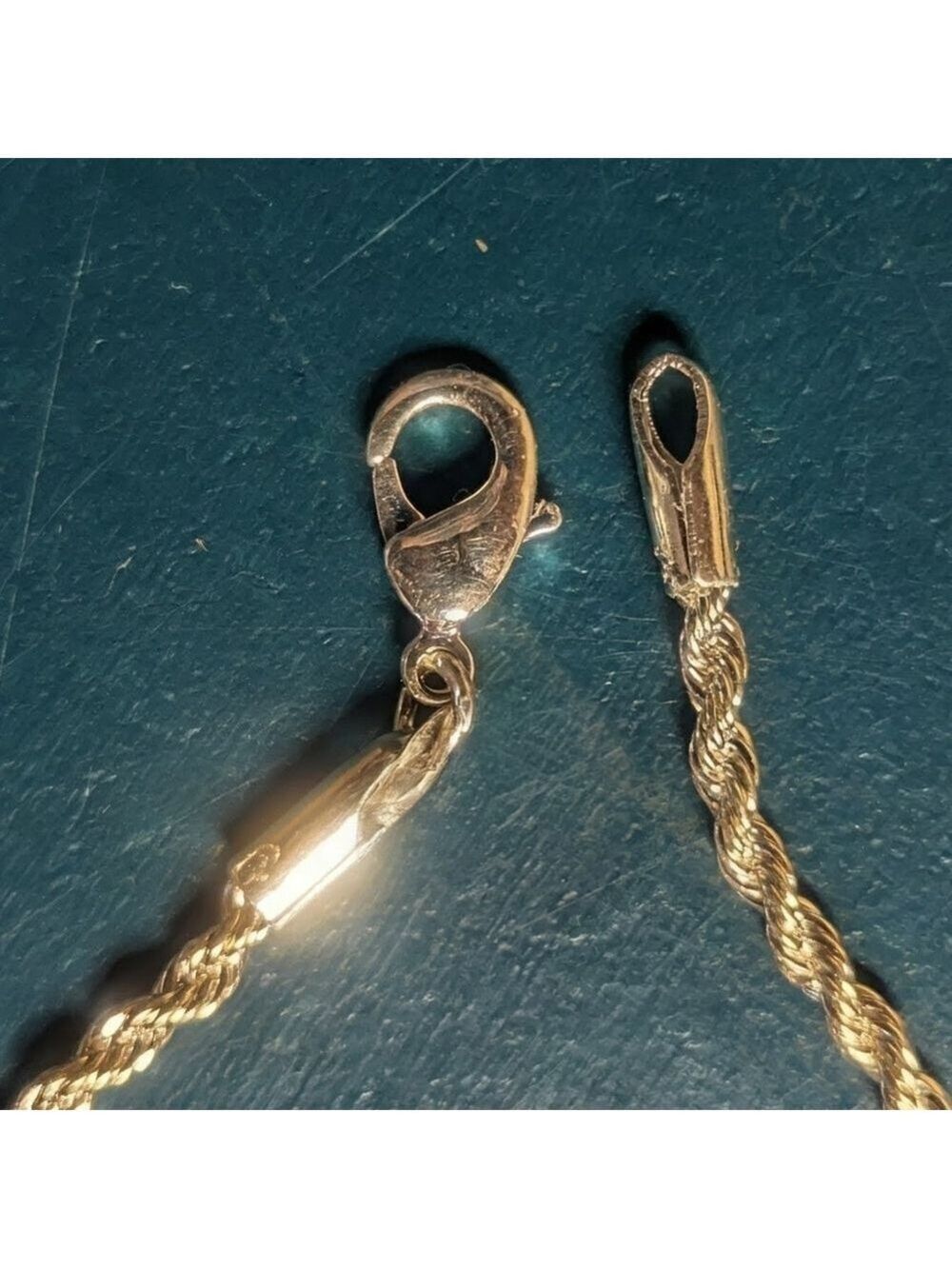 Classic *Silver Necklace, Rope Chain - Picture 4 of 6